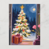 Cartes Pour Fêtes Annuelles Joyeux sapin de Noël (Devant)