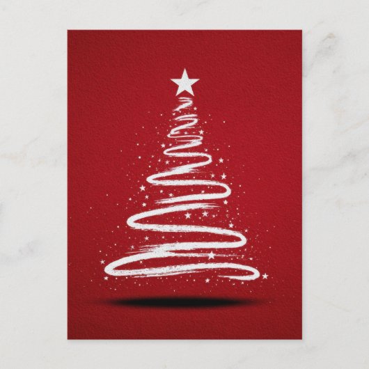 Cartes Pour Fêtes Annuelles Joyeux sapin de Noël. (Devant)