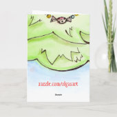 Cartes Pour Fêtes Annuelles Joyeux sapin de Noël (Dos)