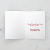 Cartes Pour Fêtes Annuelles Joyeux sapin de Noël (Intérieur)