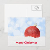 Cartes Pour Fêtes Annuelles Joyeux sapin décoratif (Devant / Derrière)