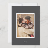 Cartes Pour Fêtes Annuelles Joyeux script photo (Dos)