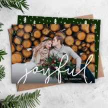 Joyeux Script Photo Overlay
