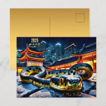 Joyeux serpent du Nouvel An chinois 2025 HPostC