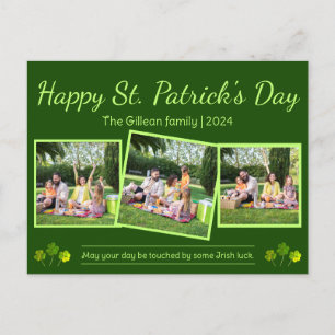 Cartes Pour Fêtes Annuelles Joyeux St. patrick's day Famille Shamrock 3 photo