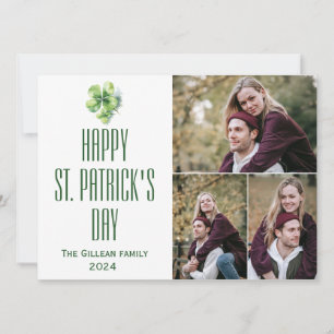 Cartes Pour Fêtes Annuelles Joyeux St. patrick's day Famille Shamrock 3 photo