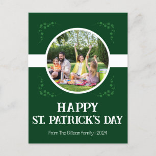 Cartes Pour Fêtes Annuelles Joyeux St. patrick's day Famille Shamrock Une phot