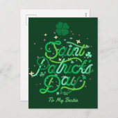 Cartes Pour Fêtes Annuelles Joyeux St. patrick's day Lucky Shamrock Simple (Devant / Derrière)