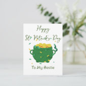 Cartes Pour Fêtes Annuelles Joyeux St. patrick's day Lucky Shamrock Simple (Debout devant)