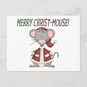 Cartes Pour Fêtes Annuelles Joyeux T-shirts et cadeaux Christ-Mouse