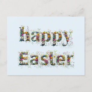 Cartes Pour Fêtes Annuelles Joyeux texte décoratif de Pâques