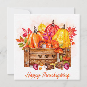Cartes Pour Fêtes Annuelles Joyeux Thanksgiving
