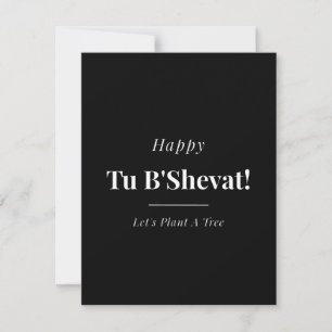 Cartes Pour Fêtes Annuelles Joyeux Tou Bichvat Plantons un arbre
