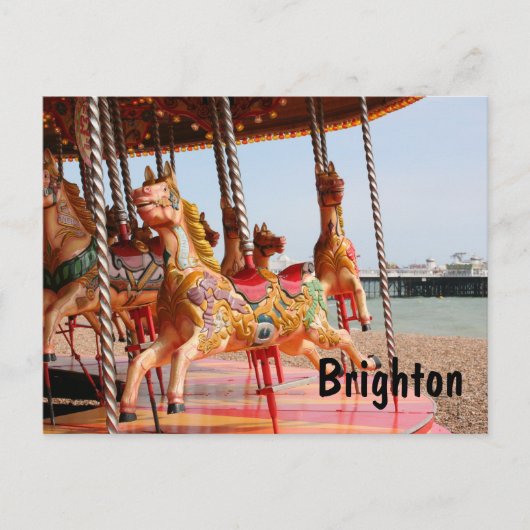 Cartes Pour Fêtes Annuelles Joyeux tour, Brighton (Devant)