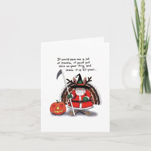 Cartes Pour Fêtes Annuelles Joyeux Tout ! (Devant)