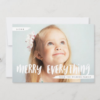Cartes Pour Fêtes Annuelles Joyeux tout à la mode Photo Grey
