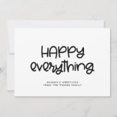 Cartes Pour Fêtes Annuelles Joyeux tout Beau script (Devant)