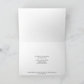 Cartes Pour Fêtes Annuelles Joyeux tout Calligraphie Rouge Flocon de neige (Intérieur)