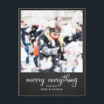 Cartes Pour Fêtes Annuelles Joyeux tout Chalkboard Script Vacances Photo<br><div class="desc">Joyeux tout Chalkboard Script Vacances Photo</div>