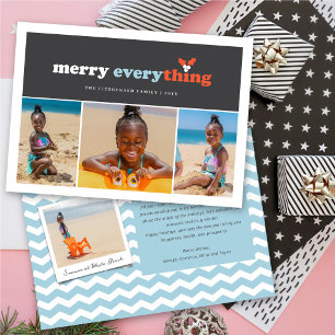 Cartes Pour Fêtes Annuelles Joyeux tout Couleur Blocs Mistletos 3 Photo