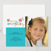 Cartes Pour Fêtes Annuelles Joyeux tout - Fêtes multiculturelles (Devant / Derrière)