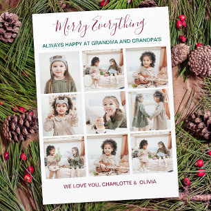 Cartes Pour Fêtes Annuelles Joyeux tout grands-parents 9 Photo Noël