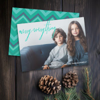 Joyeux tout - Photo complète avec chevrons funky
