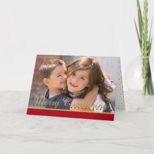 Cartes Pour Fêtes Annuelles Joyeux Tout Points Dorés Photo de Vacances