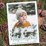 Cartes Pour Fêtes Annuelles Joyeux tout tendance Green Family Photo<br><div class="desc">Envoyez vos voeux de Noël avec cette adorable carte Joyeux Tout Joyeux Toujours dans un design vert moderne et tendance. Retour : Joyeux tout ~ Souhaitez-vous toujours le bonheur. Personnalisez avec votre nom de famille et votre nom individuel. Cette carte de vacances en photo familiale sera un favori de toutes...</div>