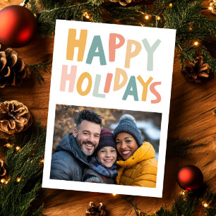 CARTES POUR FÊTES ANNUELLES JOYEUX VACANCES FAMILIALES FAMILIALES FAMILIALES
