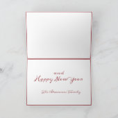 Cartes Pour Fêtes Annuelles Joyeux Vacances Script Mauve Simple Vacances Moder (Intérieur)