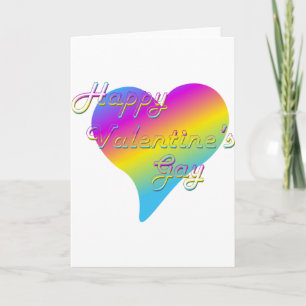 Cartes Pour Fêtes Annuelles Joyeux Valentine's Gay