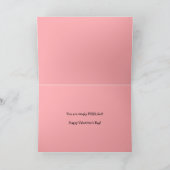 Cartes Pour Fêtes Annuelles Joyeux Valentines Jour Orange Tabby Cat (Intérieur)