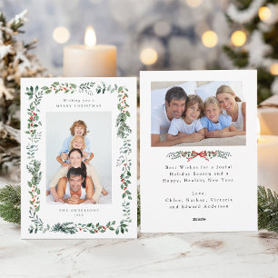 Cartes Pour Fêtes Annuelles Joyeux voeux de Noël 2 photo