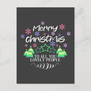 Cartes Pour Fêtes Annuelles Joyeux voeux de Noël Citation