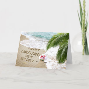 Cartes Pour Fêtes Annuelles Joyeux voeux de Noël de Key West