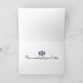 Cartes Pour Fêtes Annuelles Joyeux voeux de Pâques (Intérieur)