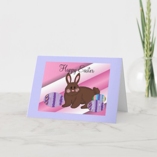 Cartes Pour Fêtes Annuelles Joyeux voeux de Pâques (Devant)