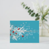 Cartes Pour Fêtes Annuelles Joyeux voeux Noël (Debout devant)