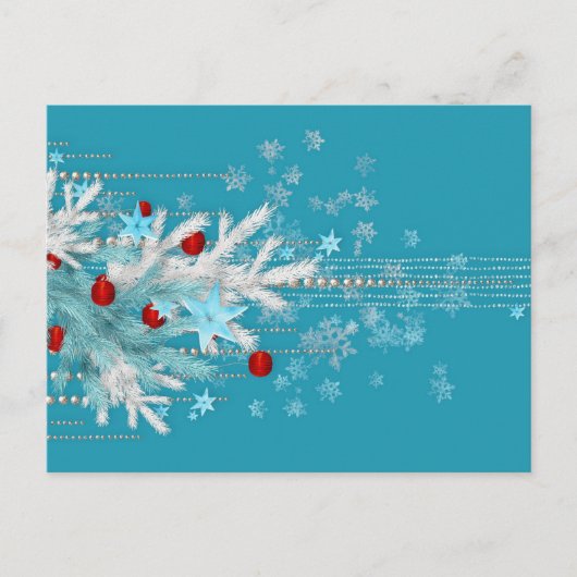 Cartes Pour Fêtes Annuelles Joyeux voeux Noël (Devant)