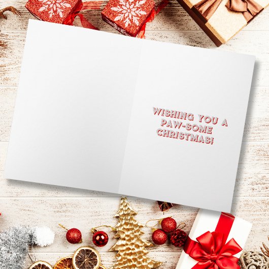 Cartes Pour Fêtes Annuelles Joyeux Woofmas Pet Photo Noël