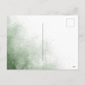 Cartes Pour Fêtes Annuelles Joyeux xmas forêt Moose script Holiday (Dos)