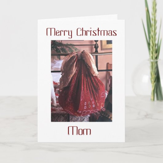 CARTES POUR FÊTES ANNUELLES JOYEZ NOËL À **MA MÈRE* (Devant)