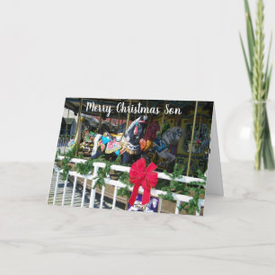 CARTES POUR FÊTES ANNUELLES JOYEZ NOËL À NOTRE ***SON***