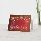 CARTES POUR FÊTES ANNUELLES JOYEZ NOËL ET HEUREUSE NOUVELLE ANNÉE (Devant)