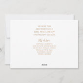 Cartes Pour Fêtes Annuelles JOYFUL 5 Photo Noël (Dos)