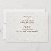 Cartes Pour Fêtes Annuelles JOYFUL 5 Photo Noël (Dos)