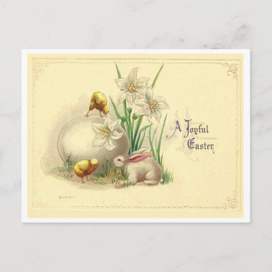 Cartes Pour Fêtes Annuelles Joyful Easter (Devant)