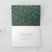 Cartes Pour Fêtes Annuelles Joyful Elegance Script Photo Holiday Card (Intérieur)