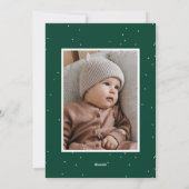 Cartes Pour Fêtes Annuelles Joyful Green Trees 2 Photo (Dos)